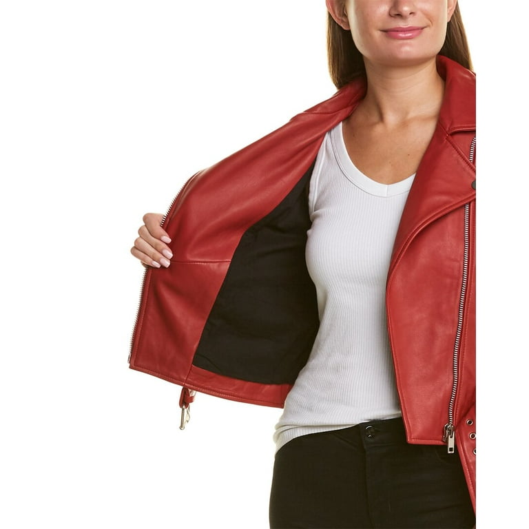 Walter baker deals red leather jacket