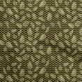 thumbnail image 1 of oneOone Polyester Spandex Olive Green Fabric Leaf With Chevron Sewing Material Print Fabric By The Yard 56 Inch Wide, 1 of 5