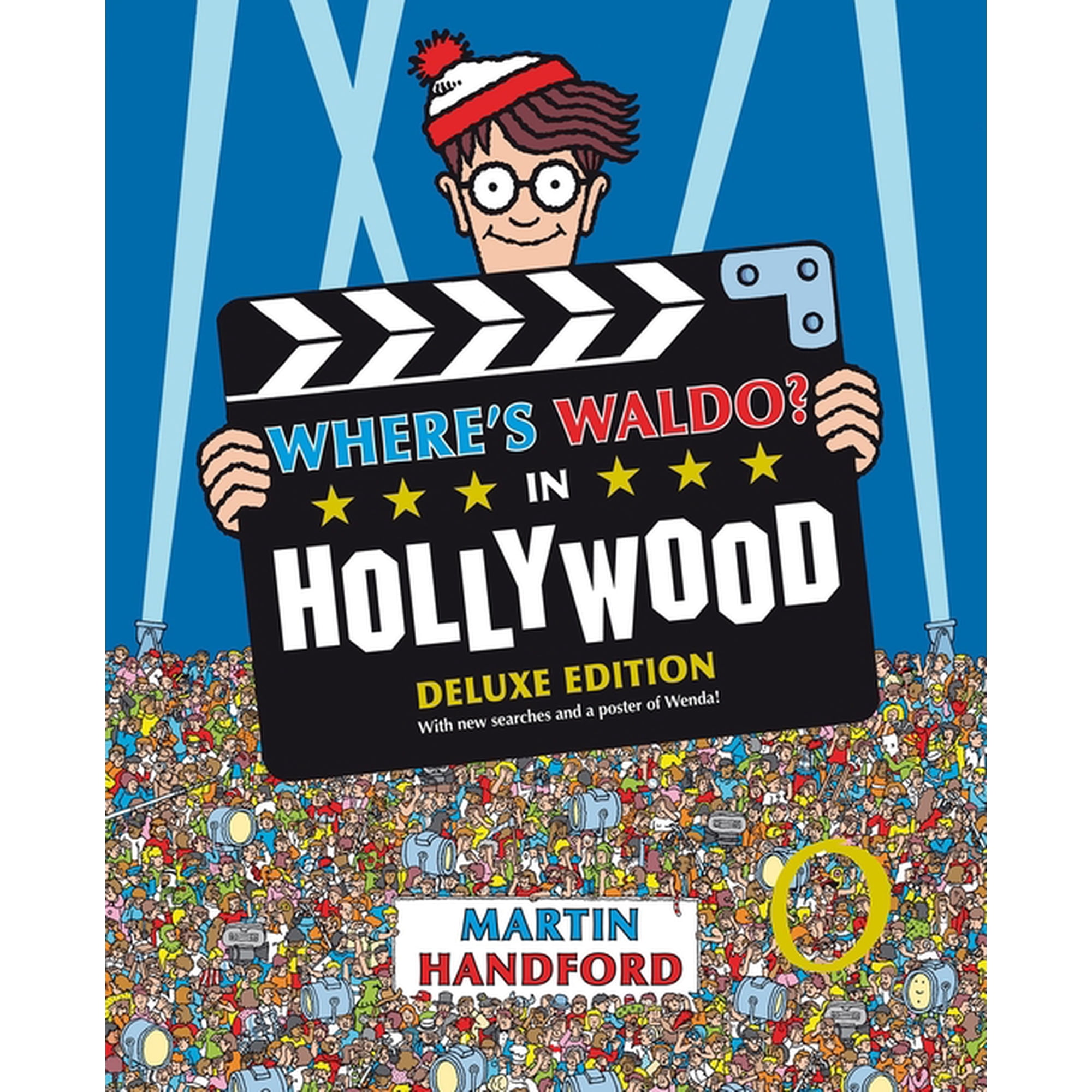 Where's Waldo? Where's Waldo? in Hollywood: Deluxe Edition with New Searches and Collectible Poster (a Hidden Object Activity Book with, (Hardcover)