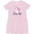 thumbnail image 3 of Inktastic 4th Birthday Cute Unicorn Girls Toddler Dress, 3 of 5