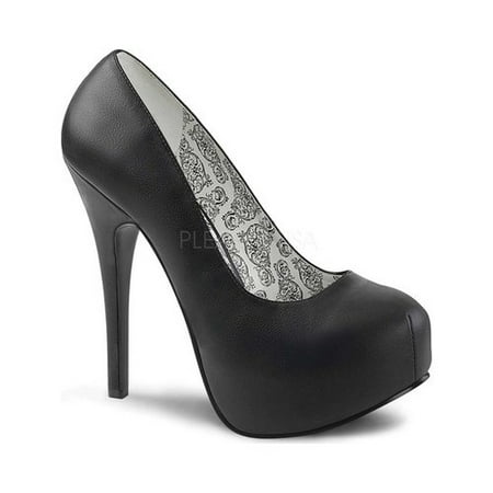 - Women's Pleaser Pink Label Teeze 06W Platform Pump