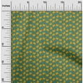 thumbnail image 2 of oneOone Cotton Jersey Teal Green Fabric Pumpkin Craft Projects Decor Fabric Printed By The Yard 58 Inch Wide, 2 of 4