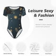 thumbnail image 4 of Balery North American Bald Eagle Body de cuello redondo de manga corta para mujer Tops de manga corta Tops básicos-X-Large, 4 of 7