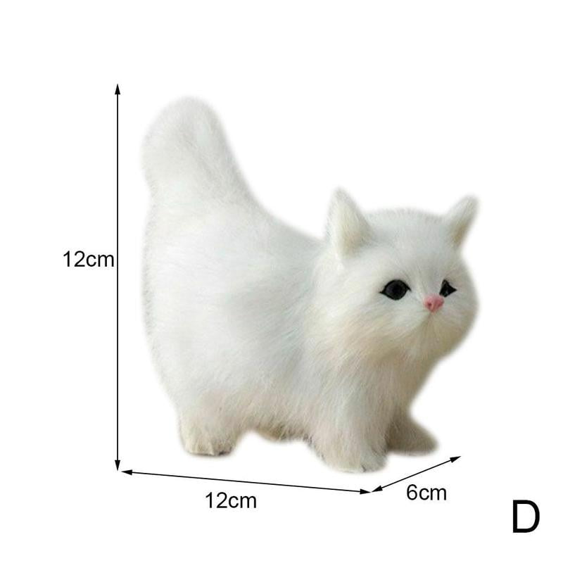 Lovely Simulation Stuffed Plush Soft Cat Toys Cute Kids Toy Gift Supplies 