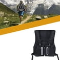 thumbnail image 2 of LOVIVER Reflective Vest Pockets Breathable Comfy with Zipper Waterproof High-Visibility black, 2 of 8