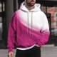 thumbnail image 1 of Sudadera con capucha para hombre, estilo casual, con cuello redondo, estampado, manga larga, blusa de poliéster, 1 of 6
