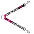 thumbnail image 1 of Buckle-Down Leash Splitter - Punk Princess w Zippers & Skulls - 1" Wide - 30" Length, 1 of 1