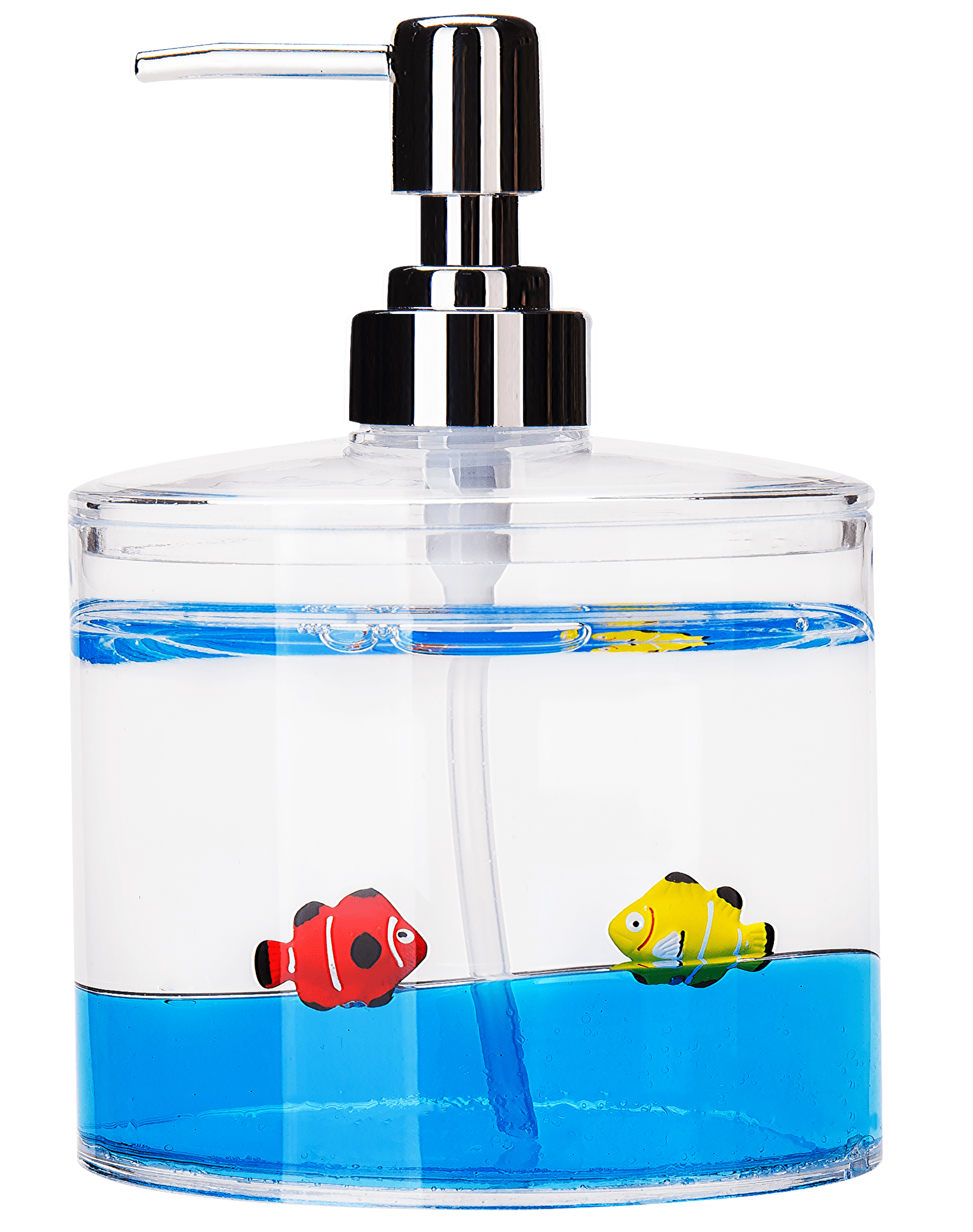 5 Piece Acrylic Liquid 3d Floating, Fish Bathroom Accessories