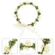 thumbnail image 5 of Tocado floral para boda, diadema, corona para la cabeza, diadema de flores para mujer, accesorios para el cabello para dama de honor, flores de novia para niñas (blanco), 5 of 8