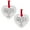 2PC, variant on Danieerclosy Neighbor Christmas Ornament - Chance Made Us Neighbors Ornament, Christmas Heart Shaped Ornaments Gift, Christmas Tree Decorations, Thank You Gift Wedding Gifts for Friend Couples (1PC)