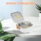 thumbnail image 4 of Mini joyería Animillas Anillos Pendientes Collar Colegio Estuche de almacenamiento de almacenamiento Caso de almacenamiento, 4 of 6
