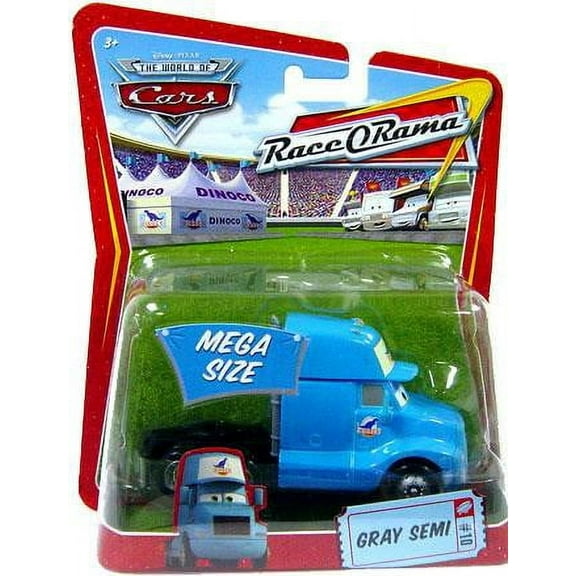 Disney Cars Race-O-Rama Gray Semi Diecast Car