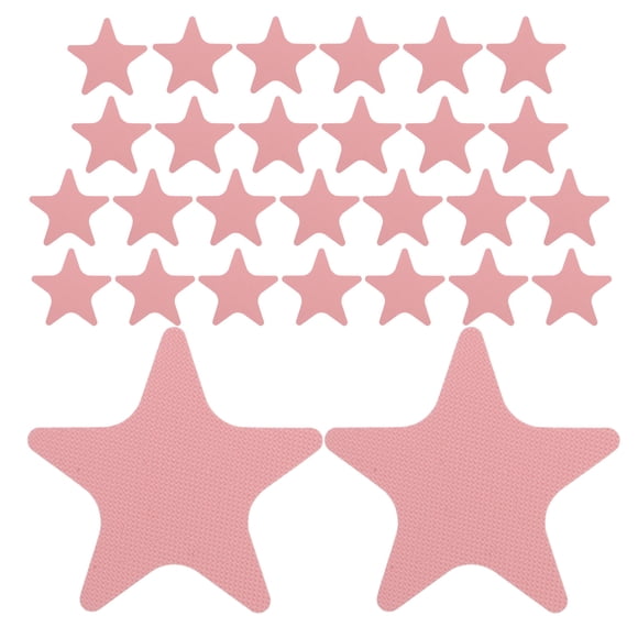 CRAFTHROU 24Ud Pegatinas Antideslizantes Para Bañera Rosa Adhesivas Para Seguridad En