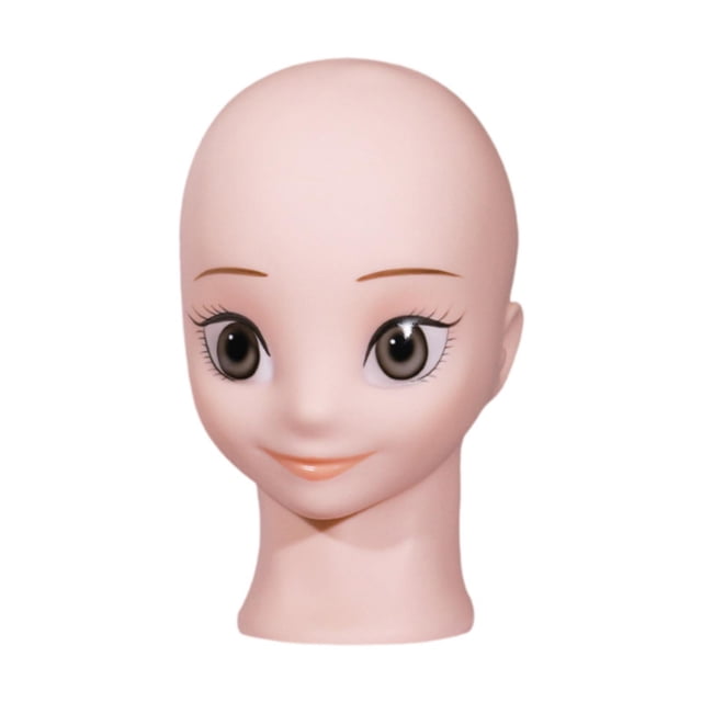 Cabeza de maniquí para exhibición de pelucas jinwen soporte profesional resistente 50 cm Circunferencia 22 cm altura