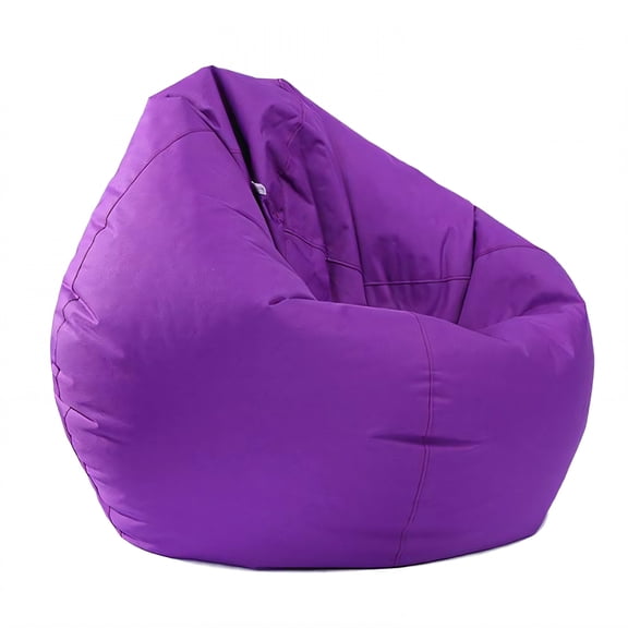 XIBUFE Bean Bag Cover Locked Seams Bean Bag Chair Cover Only for Living Room Playroom Large Space Bean Bag Storage Purple1 Bean Bag Chair Cover