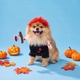 thumbnail image 2 of Vibrant Life Halloween Butcher Costume for Dogs and Cats, Multicolor, S, 2 of 6