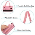 thumbnail image 4 of Lightweight Carry Bag, Mini Golf Club Bag with Adjustable Strap for Men Women Golfer Pouch Driving Range Carrier Course Training Practice Case, 4 of 7