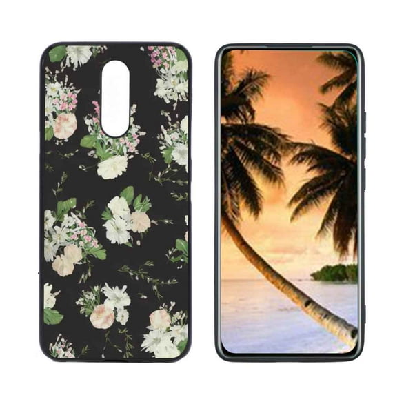 Floral-284 Phone Case, Degined for LG Xpression Plus 2 Case Men Women, Flexible Silicone Shockproof Case for LG Xpression Plus 2