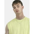 thumbnail image 4 of No Boundaries Men's & Big Men's Oversized Sleeveless Cotton Muscle Tee, Sizes XS-5XL, 4 of 5
