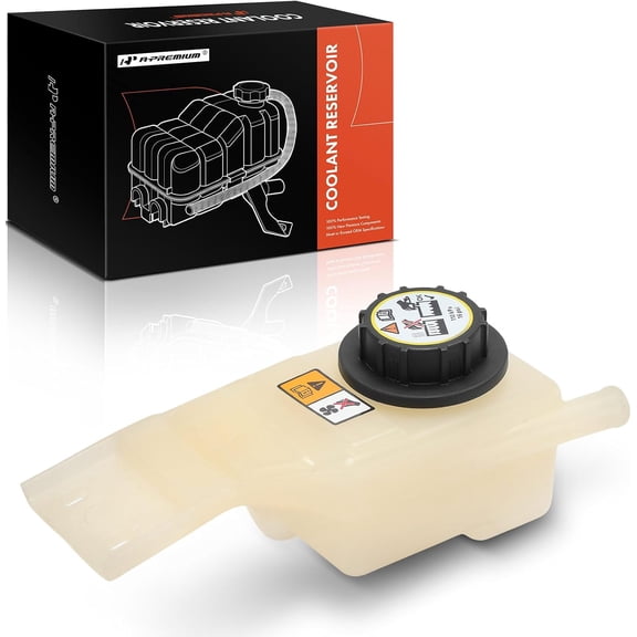 A-Premium Engine Coolant Overflow Recovery Reservoir Tank with Cap Compatible with Ford Mustang 2003-2004, 4.6L Supercharged DOHC, Replaces# 2R3Z8A080AB