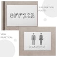 thumbnail image 4 of BRIGHTFUFU 6pcs Sublimation Signs Blank Aluminum Photo Signs For Printing Blank Sublimation Plates For Custom Decor, 4 of 8