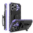 thumbnail image 1 of Shockproof Armor Case Compatible Iphone 14 Pro Max/14 Plus/14 Pro/14 With Bracket Holder & Removable Belt Clip, 1 of 3