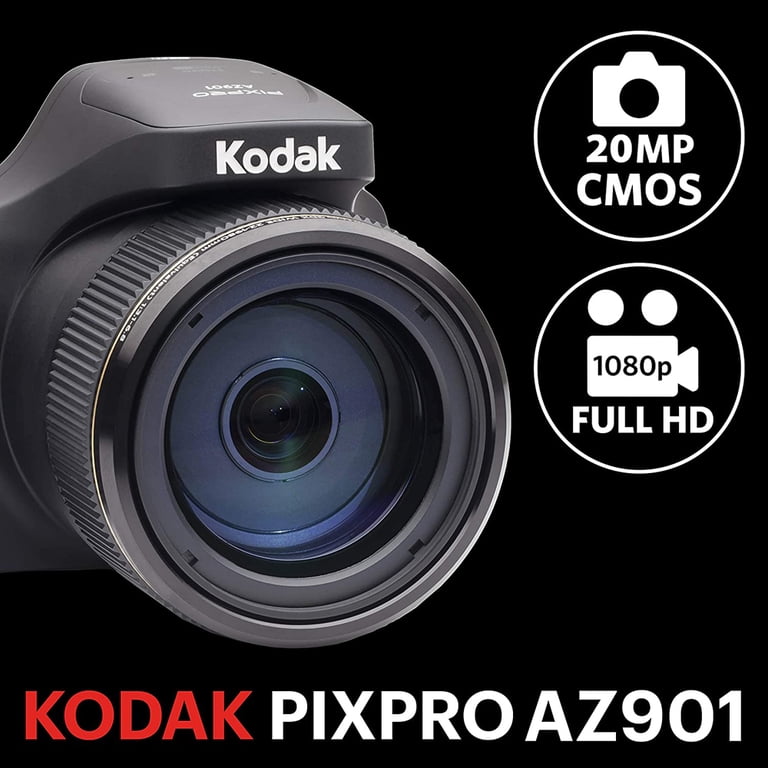 Open Box Kodak PIXPRO Astro Zoom AZ901-BK 20MP Digital Camera with
