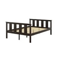 thumbnail image 2 of Bellemave Full Size Platform Bed Frame with Slat Headboard and Footboard, Pine Wood Frame Bed, No Box Spring(Expresso), 2 of 8