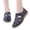 Blue, variant on Women's Genuine Leather Soft Bottom Fisherman Sandals Comfort Lightweight Non Slip Summer Cutout Roman Sandals for Outdoor Beach Daily(Coffee, 36)