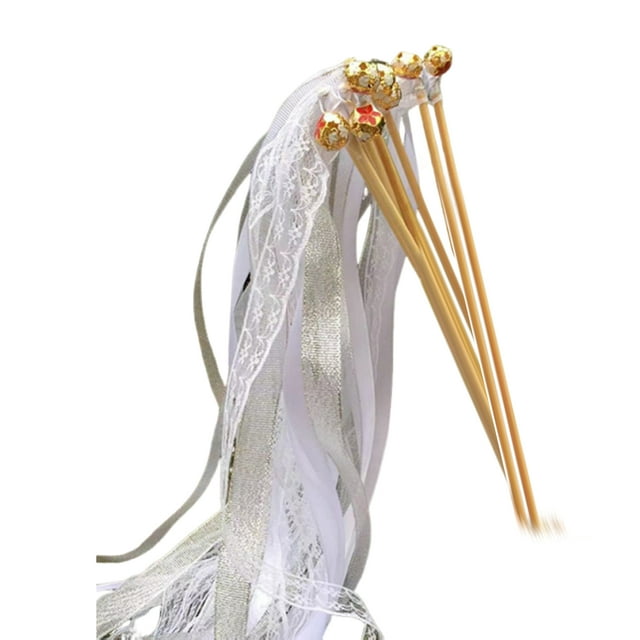 Guardoinrt Sparklers Decoration Count Farewell Creative Ribbon Sparklers Exquisite 8inch sparklers are Decor for Wedding Offs Parties and Activities