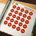 thumbnail image 5 of Wonder Woman Classic Logo Planner Calendar Scrapbooking Crafting Stickers, 5 of 8