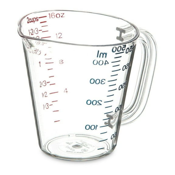 Carlisle 4314207 1 Pint Commercial Measuring Cup - Clear