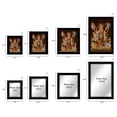 thumbnail image 4 of IBA Indianbeautifulart Goddess Durga With Kaali & Saraswati Picture Frame Religious Poster Black Wall Frame Deity Photo Frame Wall Decor&nbsp;For Home/ Office/ Temple-6 x 8 Inches, 4 of 7