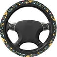 thumbnail image 6 of Cute Flower Steering Wheel Cover 15 Inches for Women Men, Neoprene Anti-Slip Floral Car Steering Wheel Grip Wrap Car Accessories Protective Case Cover for Vehicle Truck SUV, 6 of 16
