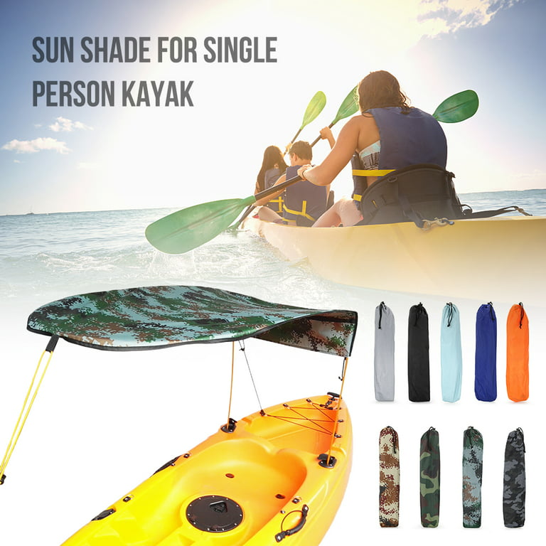 Kayak Boat Canoe Sun Shade Canopy for Single Person,Orange