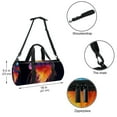 thumbnail image 5 of Jellyfish Weekender Gym Dance Shoe Bag - Size 17.7 Inches. Interior Zipper Pocket. Large Capacity, 5 of 6