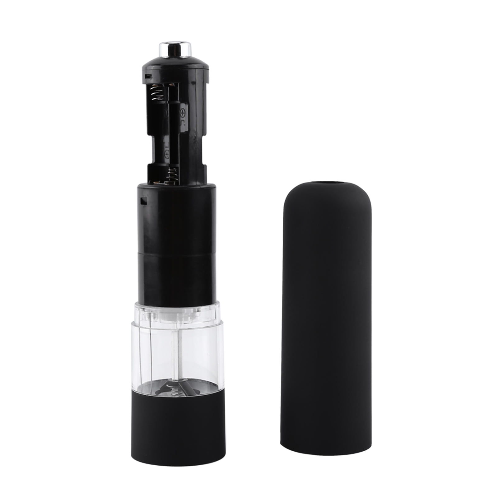 Gegong Fashion Black Electric Pepper He Rb Mill Salt Spice Grinder Muller Kitchen Tool Gadget New, Pepper Grinder, Kitchen Salt Grinder