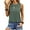 Green, variant on UVN Tank Tops for Women Summer Sleeveless Eyelet Blouse Casual Crew Neck Basic Tees
