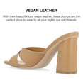 thumbnail image 2 of Journee Collection Womens Chazz Tru Comfort Foam Vegan Leather Block Heel Sandals, 2 of 6