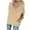 Khaki, variant on Viikei Zip Up Hoodies for Women Sweatshirt for Women Women's Casual Color Hooded Pocket Long Sleeved Sweater Jacket