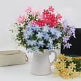 thumbnail image 6 of Artificial UV Resistant Flowers Outdoor Fake Plants Flowers Star Jasmine White Greenery Plastic Flowers Farmhouse Plants Shrubs for Hanging Planter Garden Cemetery Grave Kitchen Decor, 6 of 8