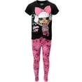 thumbnail image 5 of L.O.L. Surprise! M.C. Swag Diva Neon Q.T. Little Girls T-Shirt and Leggings Outfit Set Little Kid to Big Kid, 5 of 5