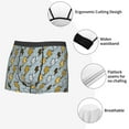 thumbnail image 3 of Fotbe Lightning Bolts Men’s Total Support Pouch Boxer Briefs, X-Temp Cooling, Moisture-Wicking Underwear, Regular, Long-leg and Trunk-Medium, 3 of 5
