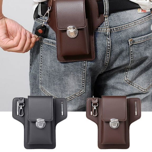 Savings Kcavykas Tool Belt Pouch Men’s Leather Tool Belt Pouch Heavy Duty Wearable Work Bag for Construction Electrician Storage Organizer Case Daily Hot Picks & Limited-Time Offers