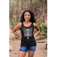 thumbnail image 3 of Old Glory Juniors Skeleton Cage 3D Sleeveless Tank Top, 3 of 5