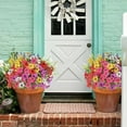 thumbnail image 7 of WE Artificial Flowers for Outdoor,No Fade Fake Plastic Flowers Faux Plants for Decoration Hanging Planters Indoor Outside Garden Porch Window Box Home Wedding Farmhouse, 7 of 7