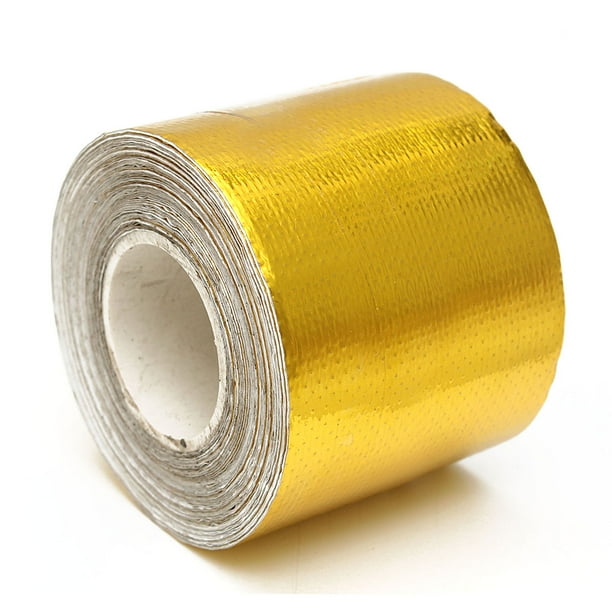 1 Roll 2"x30ft Self Adhesive Reflective Gold High Temperature Heat