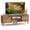 Honey Brown, variant on TV Stand for 65 Inch TVs, 147 cm Media Console with Adjustable Shelf & Cable Holes, Entertainment Center for Living Room, Ebony Black
