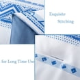 thumbnail image 4 of PERFEMET Blue Aztec Comforter Set Full Size,7-Piece Bed in a Bag Utra Soft and Lightweight Bohemian Bedding Set with Sheets for Women Men, 4 of 7