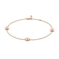 thumbnail image 2 of ANGARA IGI Certified Lab Grown 1.5 Ct Diamond Station Adjustable Ankle Bracelet for Women in 14K Rose Gold (Size-5.1mm| Color-F-G| Clarity-VS) | Anniversary, Jewelry Gift for Women | Diamond Bracelet, 2 of 6